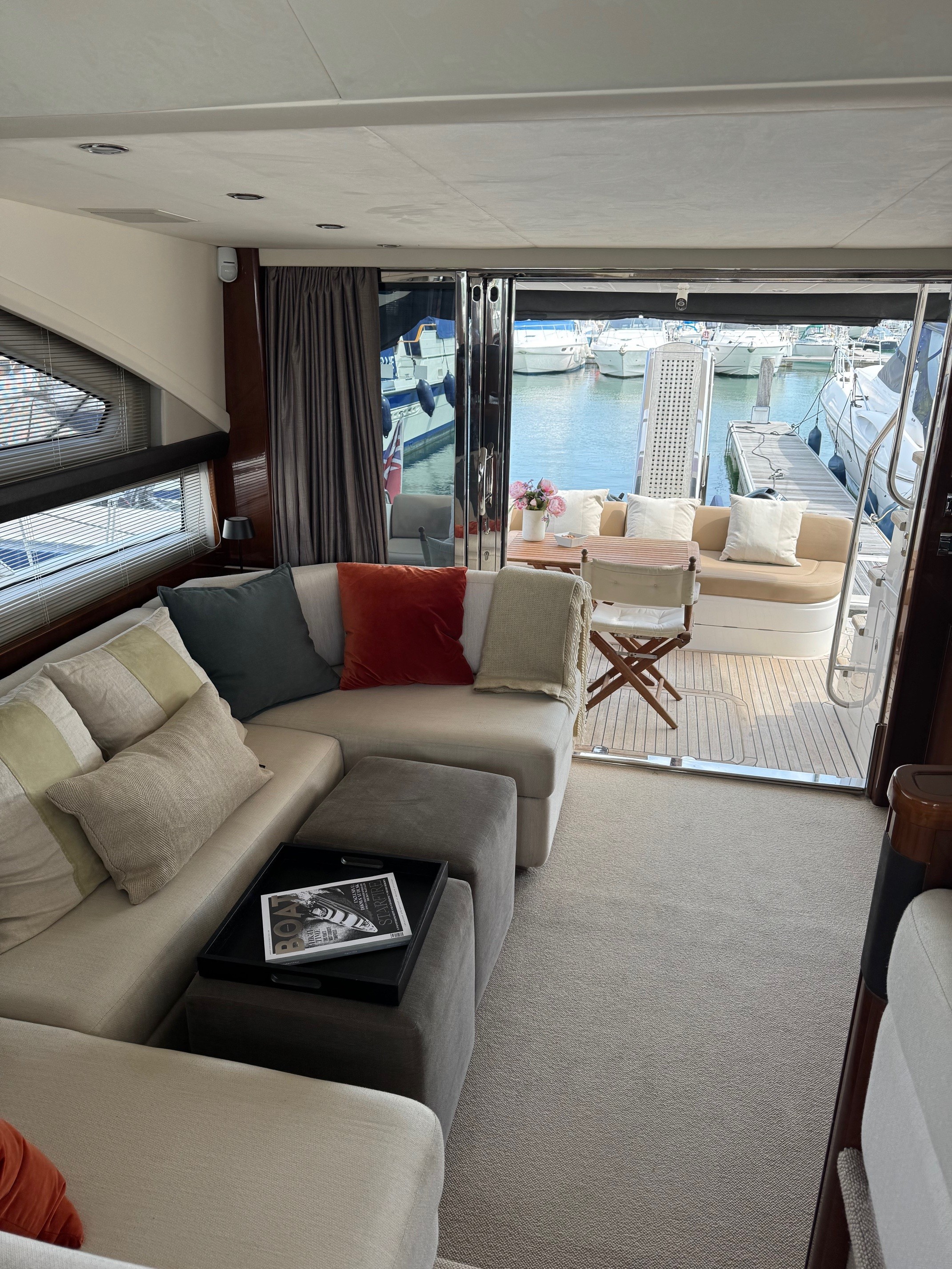 The indoor and outdoor spaces all work well together